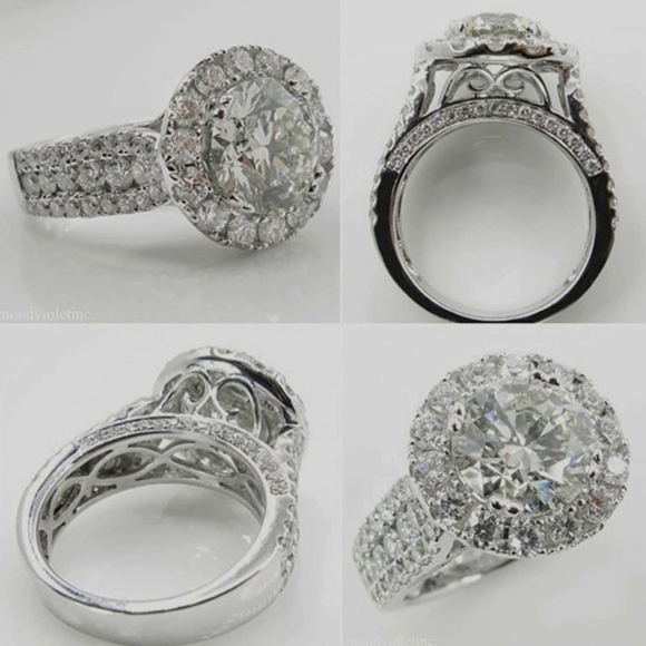 SPARKLING FASHION RING | SIZE 8 - Picture 3 of 13